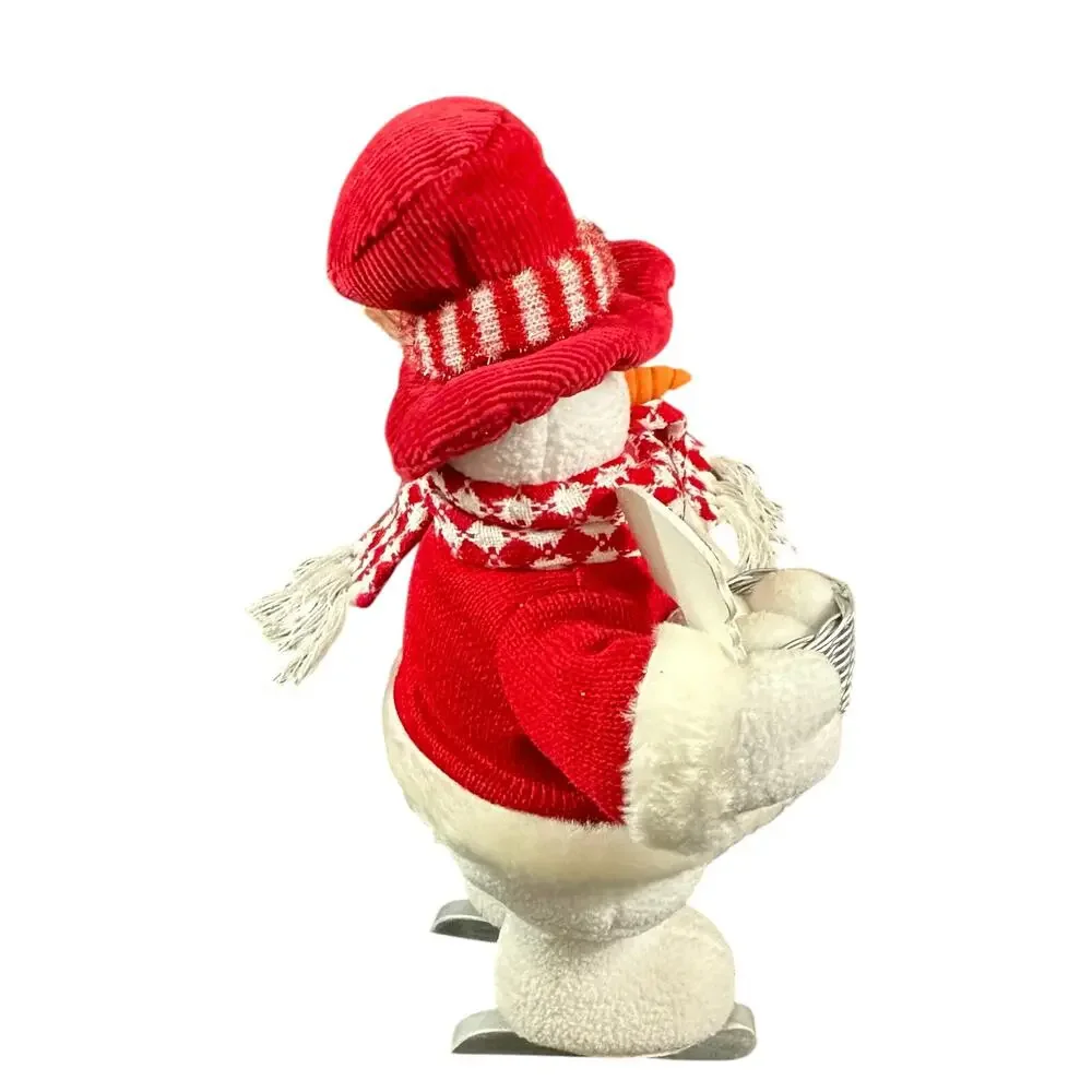 Fabric Skating Snowman Figure by Costco